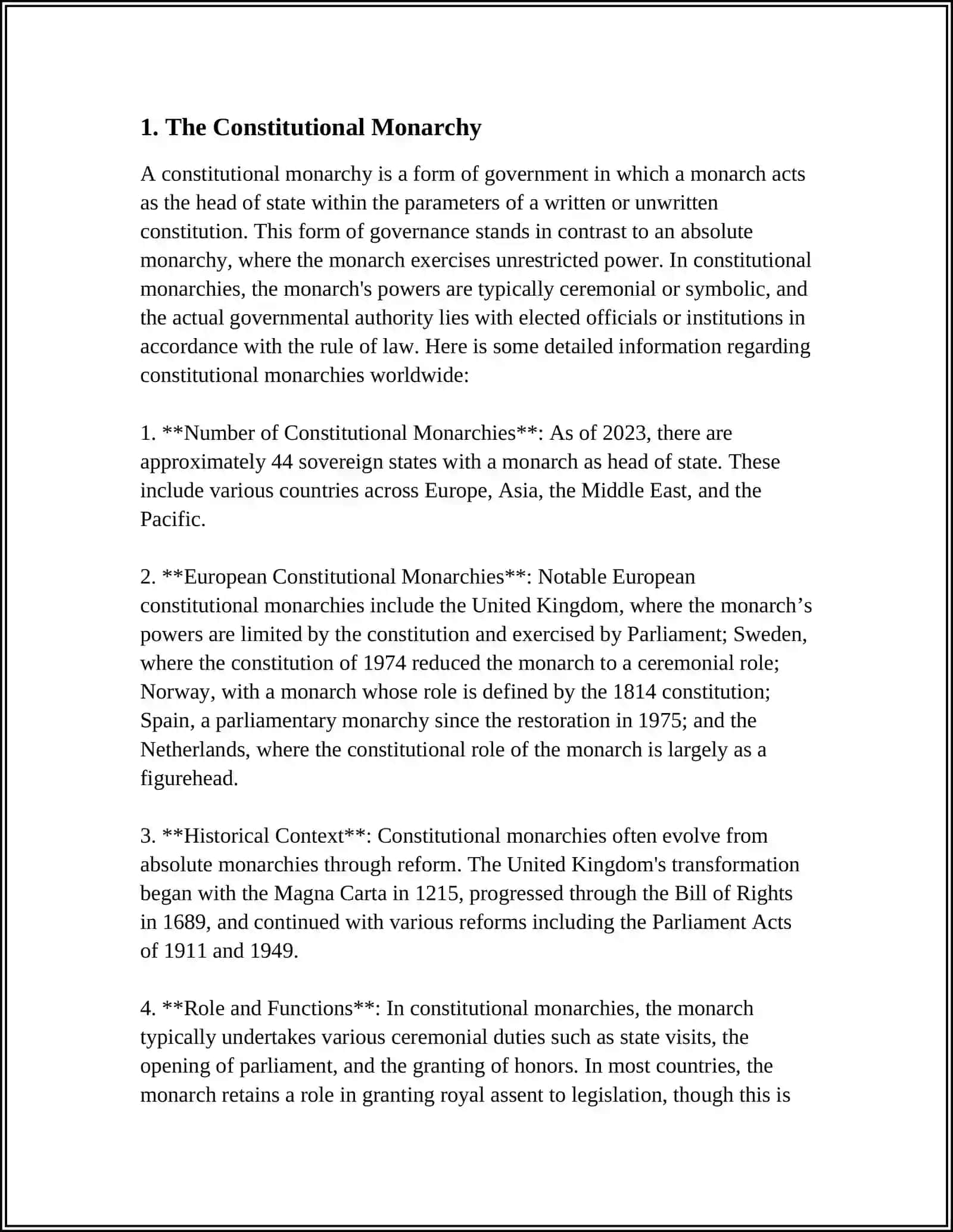 THE POLITICAL STRUCTURE AND PARLIAMENTARY SYSTEM OF THE UNITED KINGDOM 4