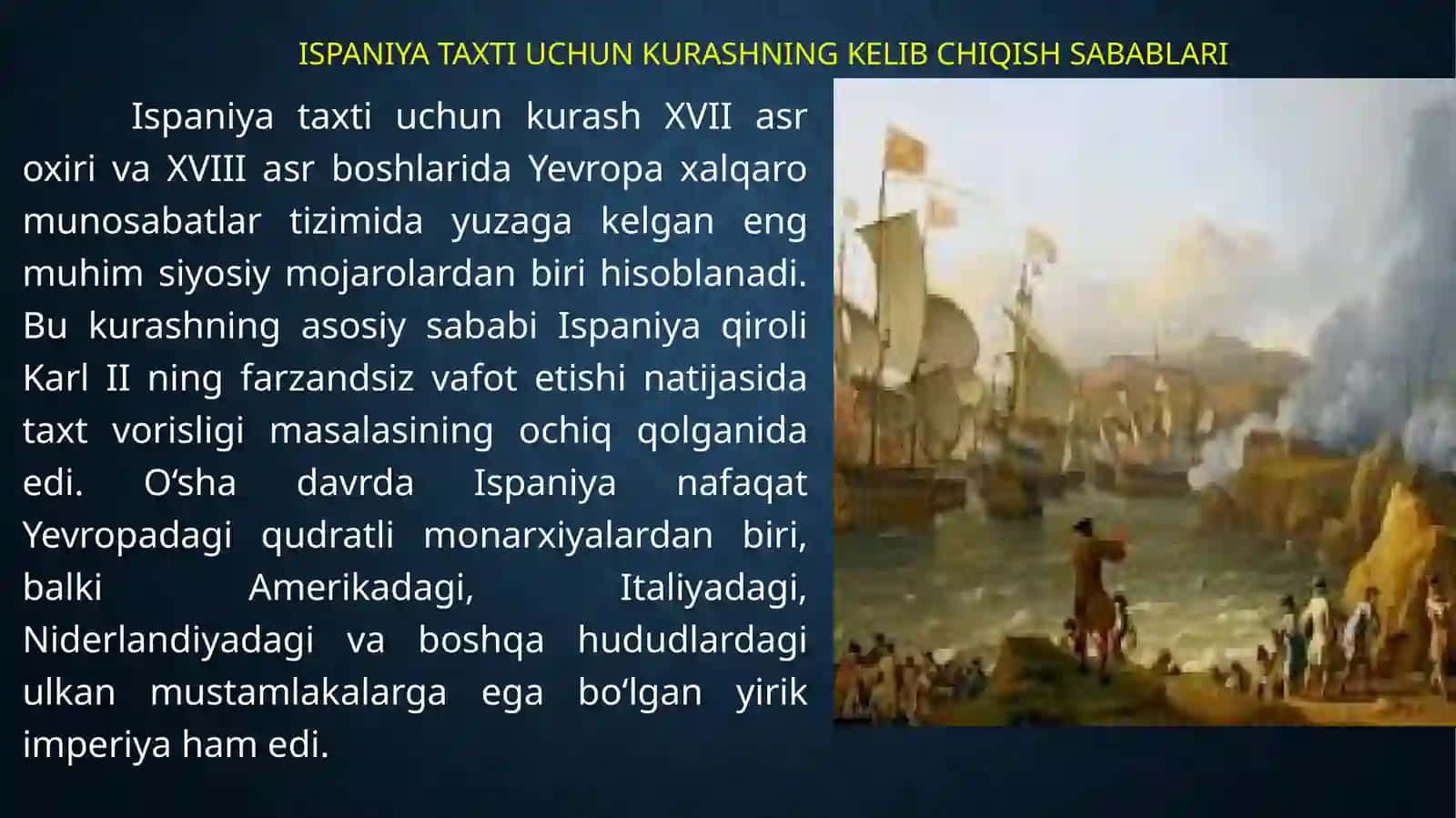 Ispaniya taxti uchun kurashning kelib chiqish sabablari 4