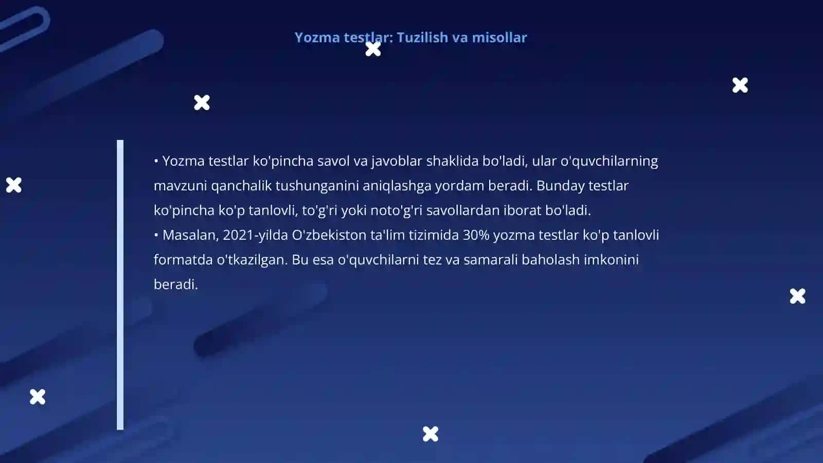 Testlar 4