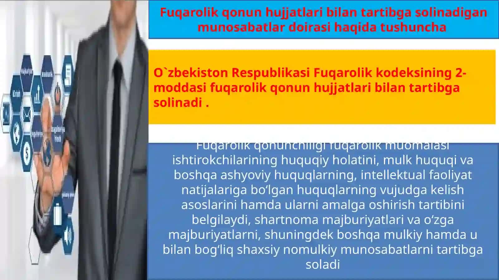 Fuqarolik huquqiga kirish fanining predmenti va tizimlari 4