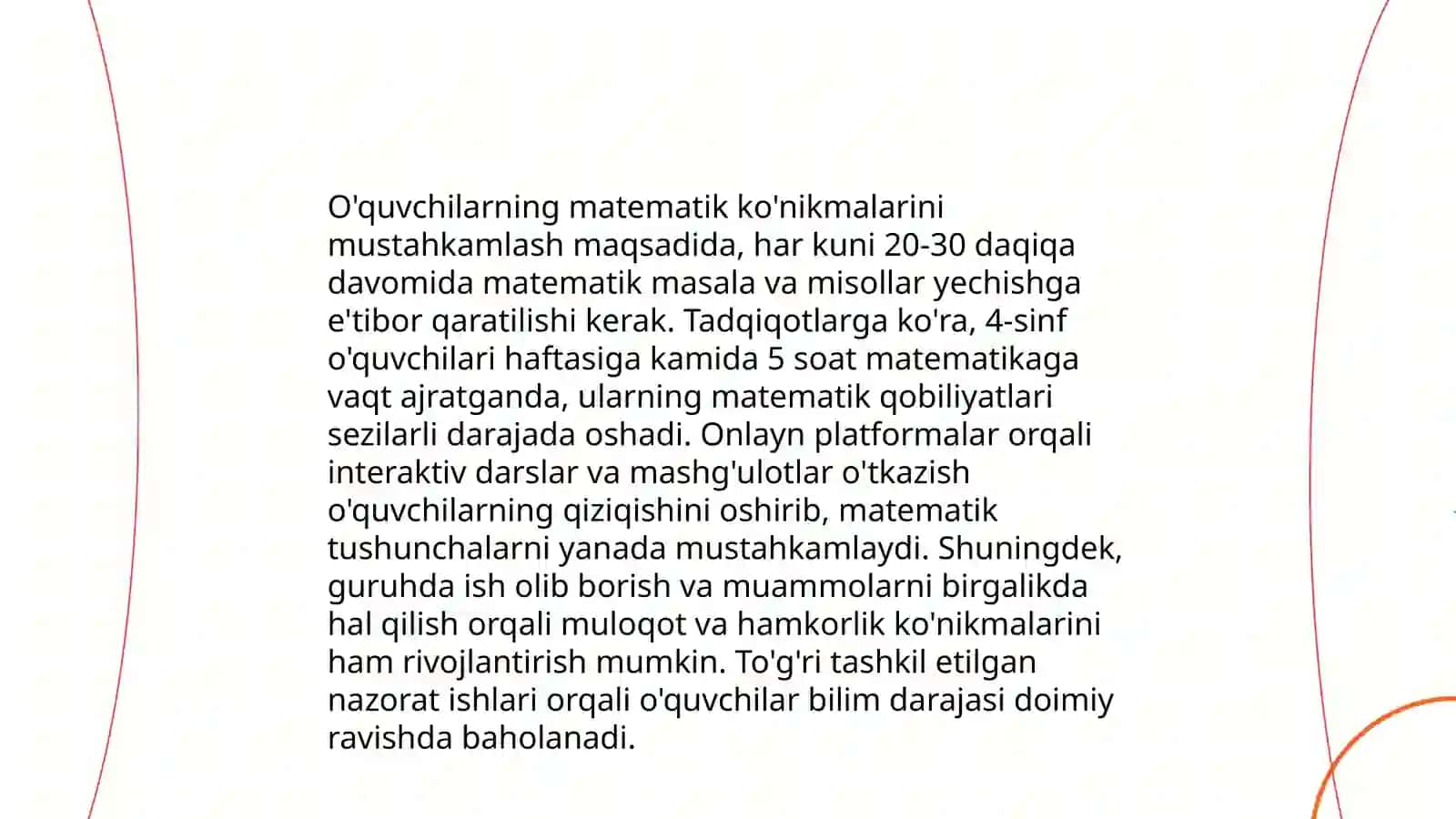 Amaliy masalalar va logik tafakkurni rivojlantirish 4