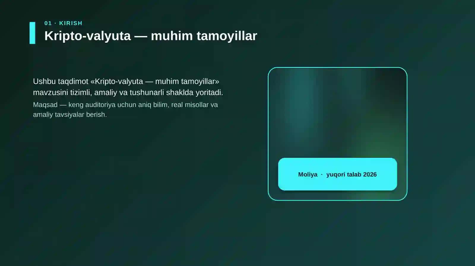 Kripto-valyuta — muhim tamoyillar 4