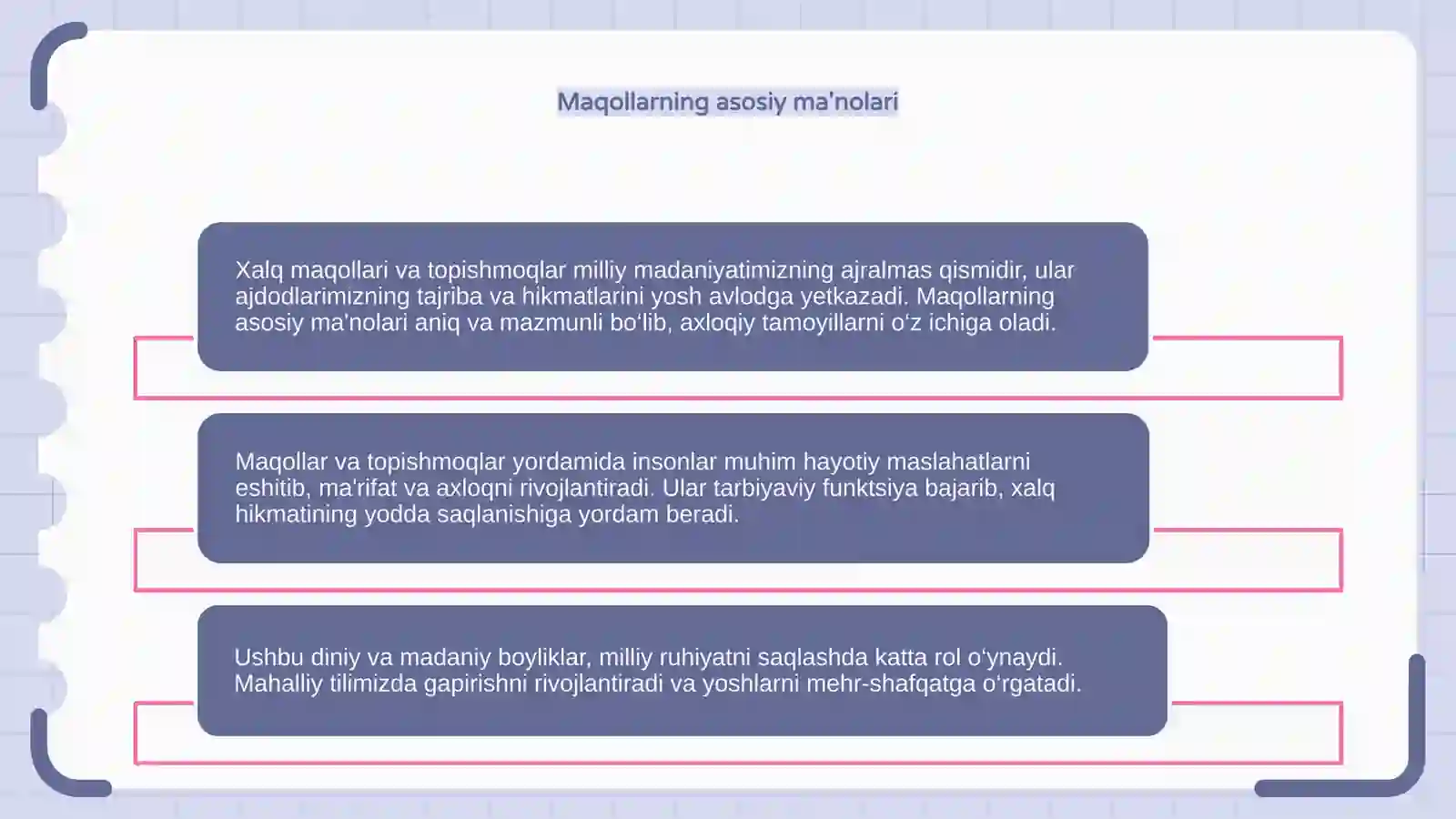 Xalq maqollari va topishmoqlar 4