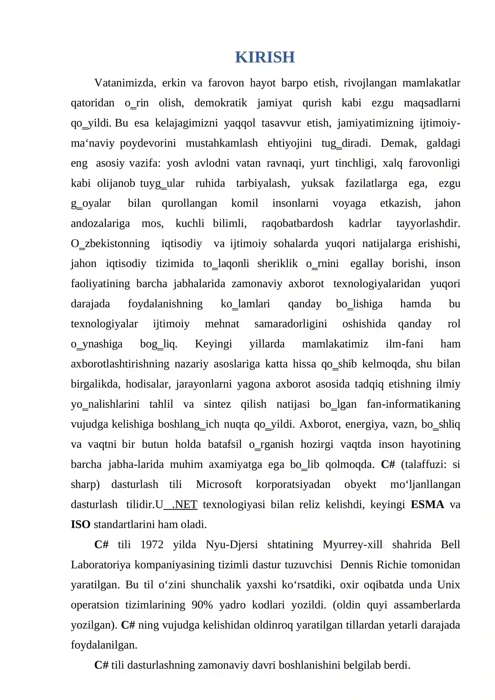 C++ DASTURLASH TILIDA DIALOG OYNALARI 4