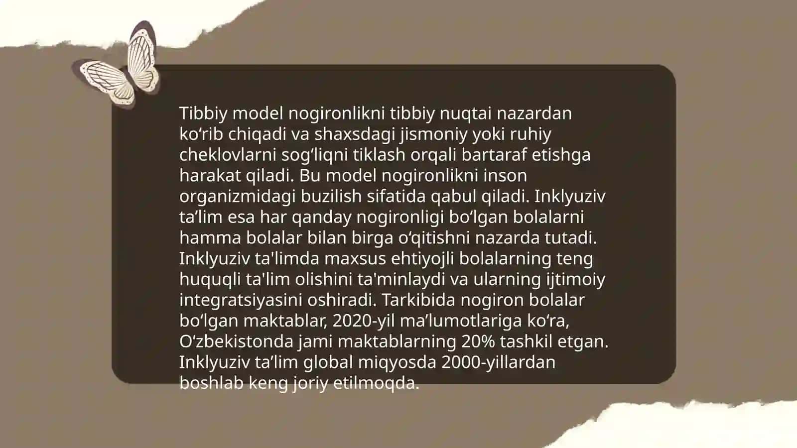 Inklyuziv ta'limning tibbiy-pedagogik-ijtimoiy modeli 4