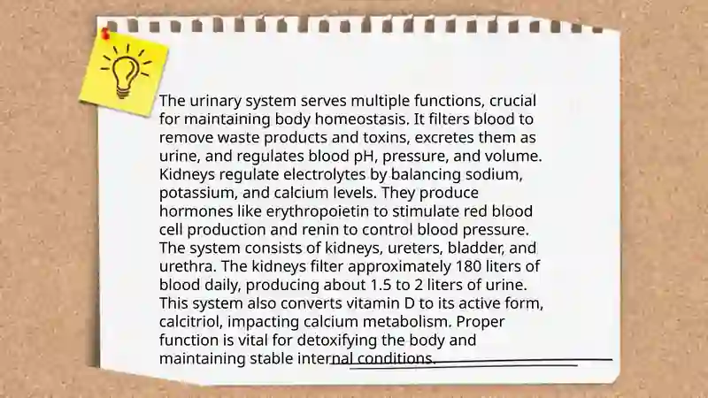 Urinary system 4