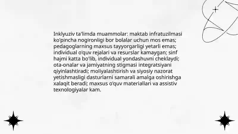 Turli mamlakatlarda rivojlanishida muammolari bo'lgan bolalar ijtimoiy himoyasi va integratsiyasi masalalari 4