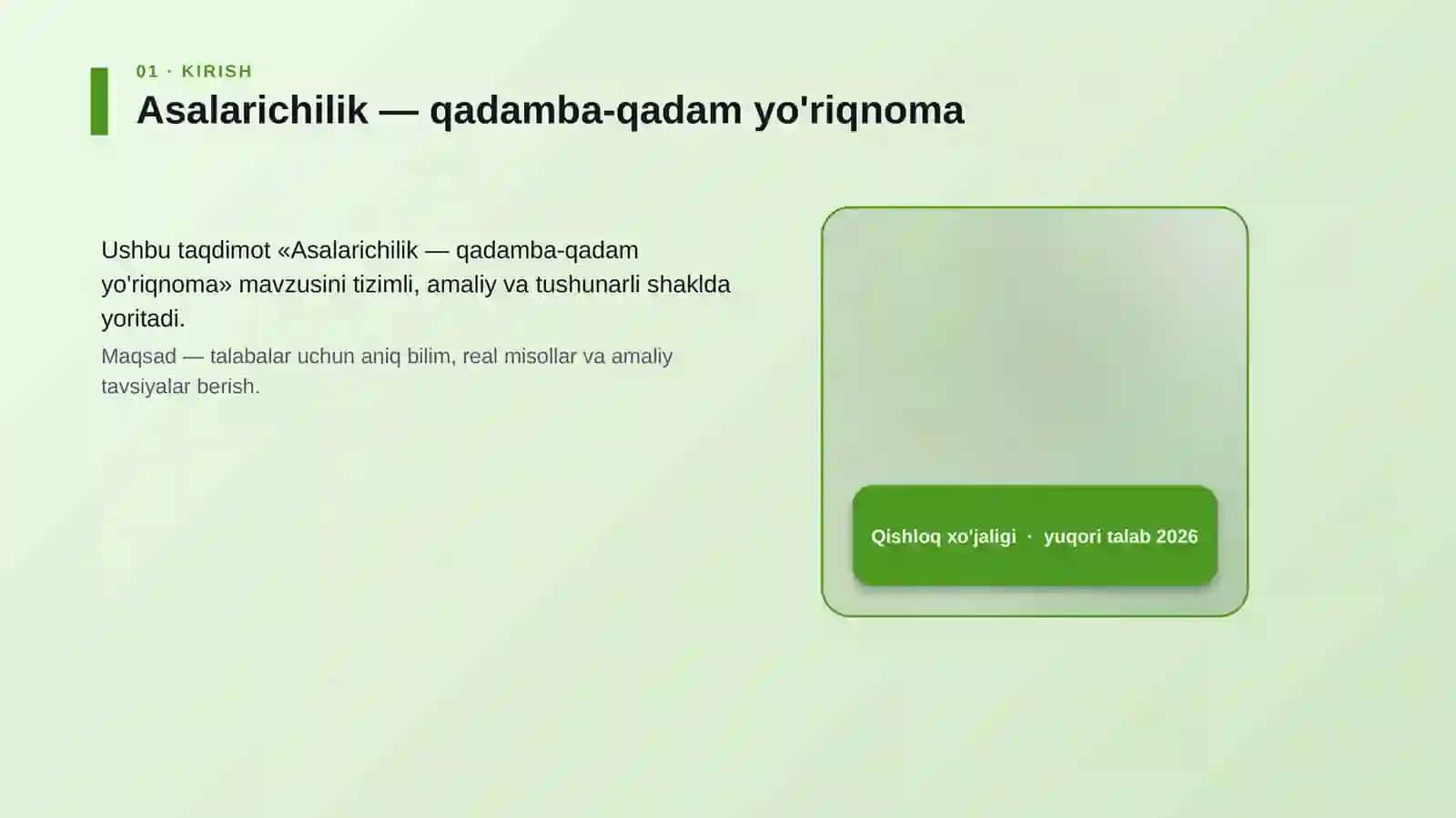 Asalarichilik 4