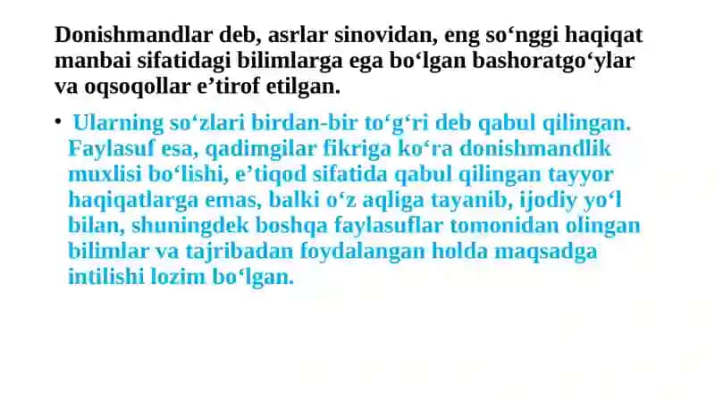 FALSAFANING MAZMUNI VA JAMIYATDAGI ROLI 4