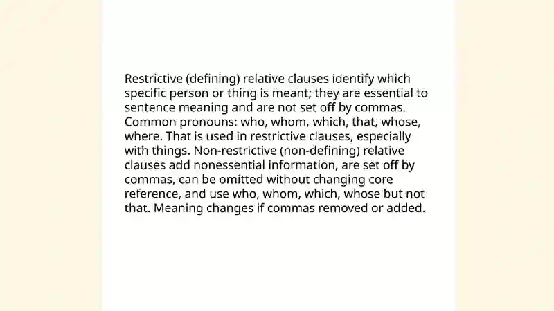 Relative clauses 4