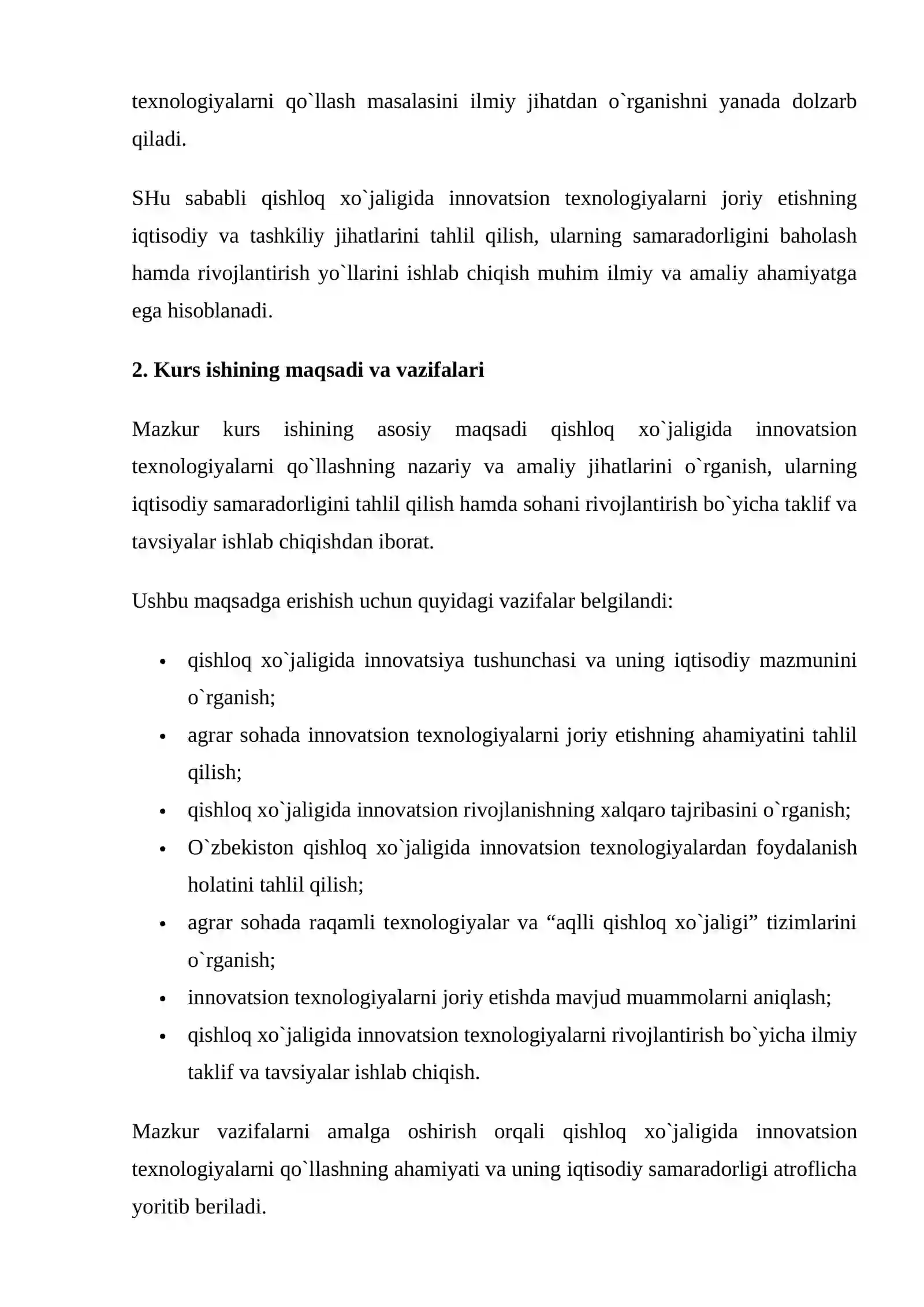 Qishloq xo`jaligida innovatsion texnologiyalarni qo`llash 4