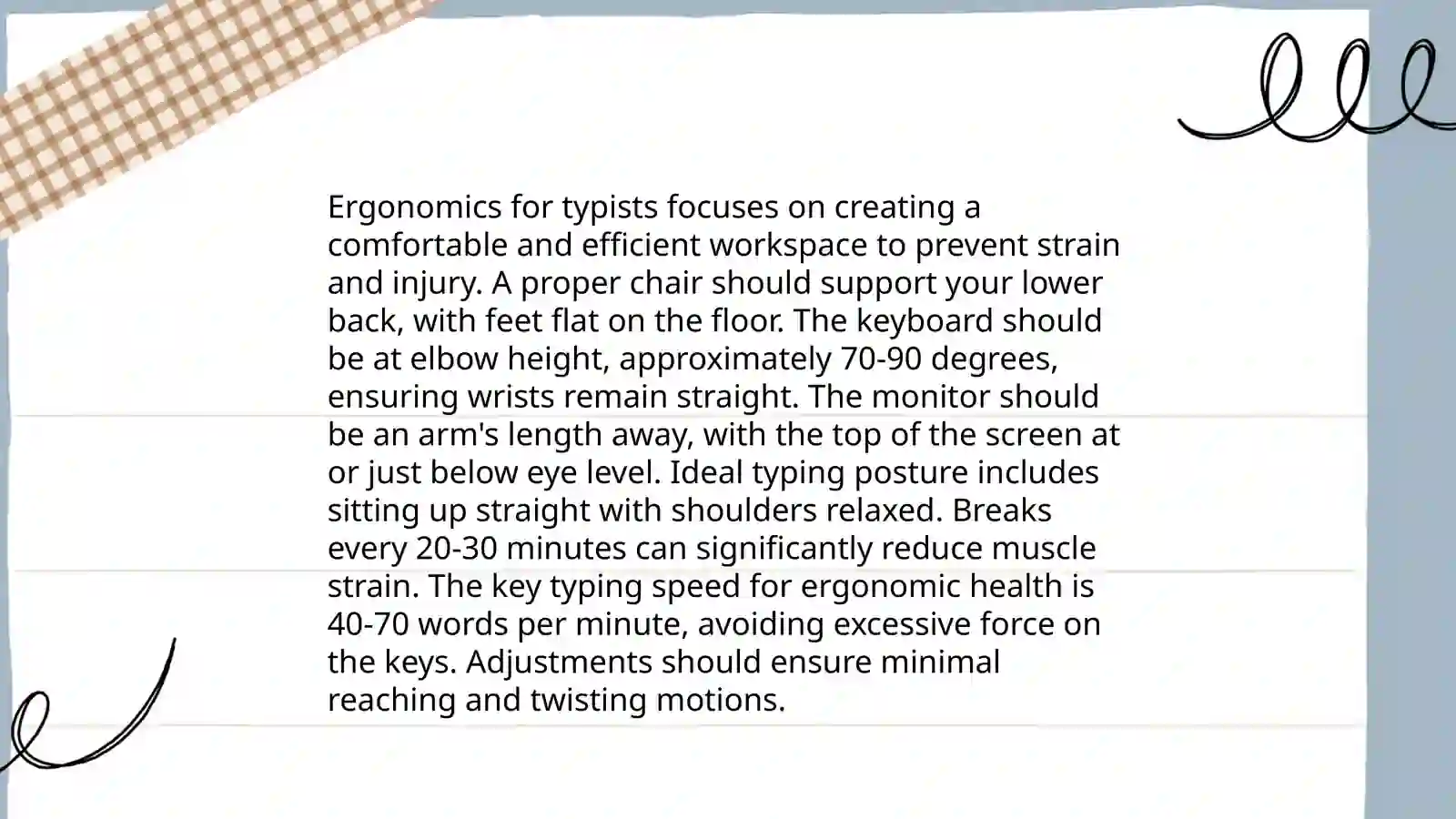 Touch Typing Techniques 4
