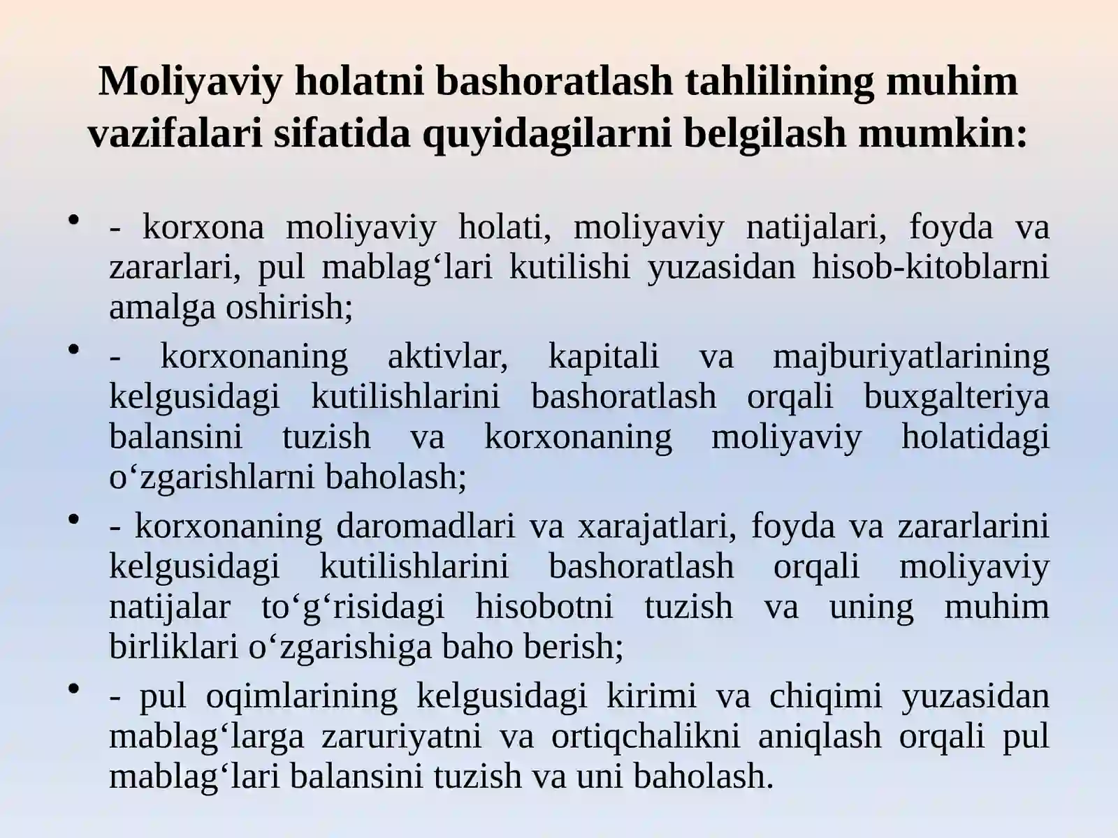 Moliyaviy hisobot elementlarini bashoratlash 4