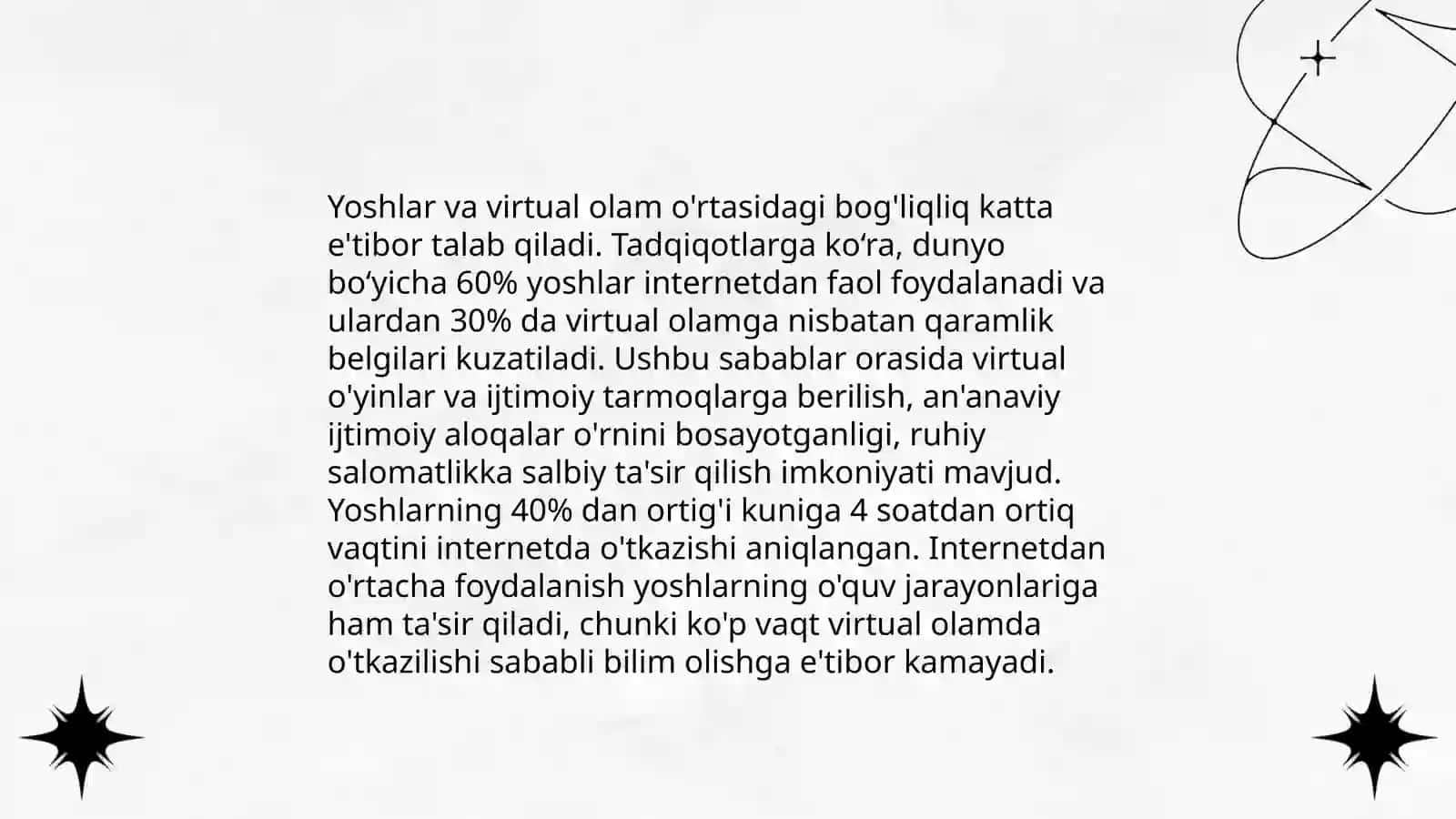 Virtual olam jozibakorlik qaramlik oqibatlari 4