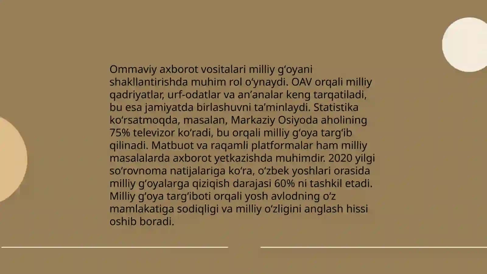 Milliy g’oya targ’ibotida ommaviy axborot vositalarining o’rni 4