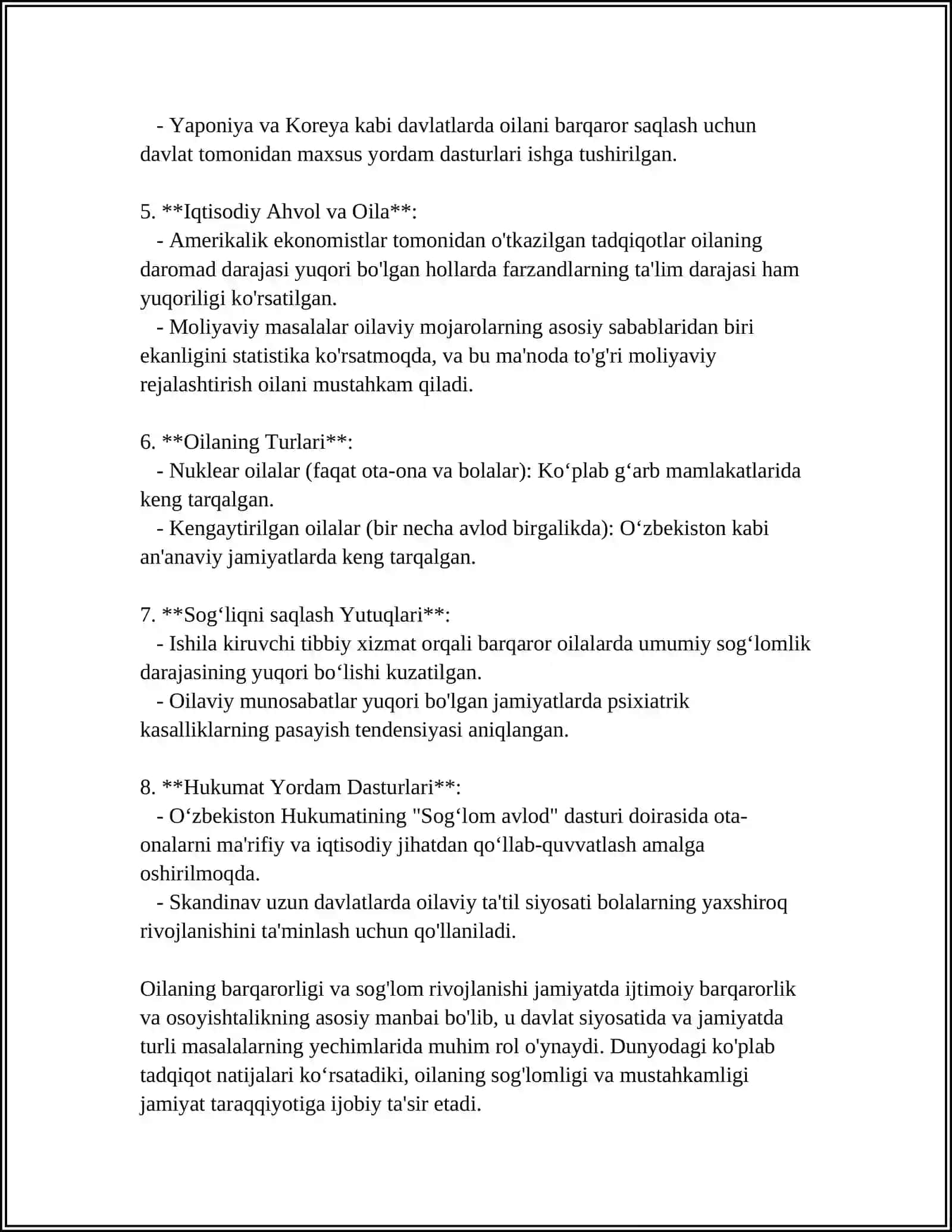 A.FITRATNING "OILA ASARI"DAGI OILA QURISH TARTIBLARI VA FARZAND TARBIYASIGA OID ĞOYALAR 4