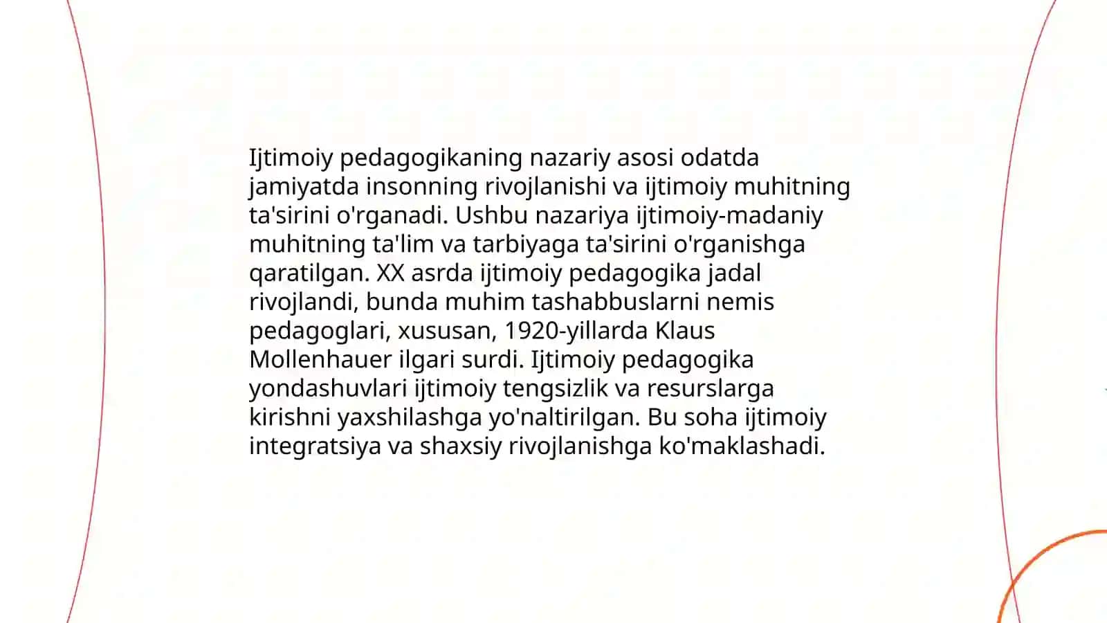 Ijtimoiy pedagogikaning asosiy tamoyillari 4