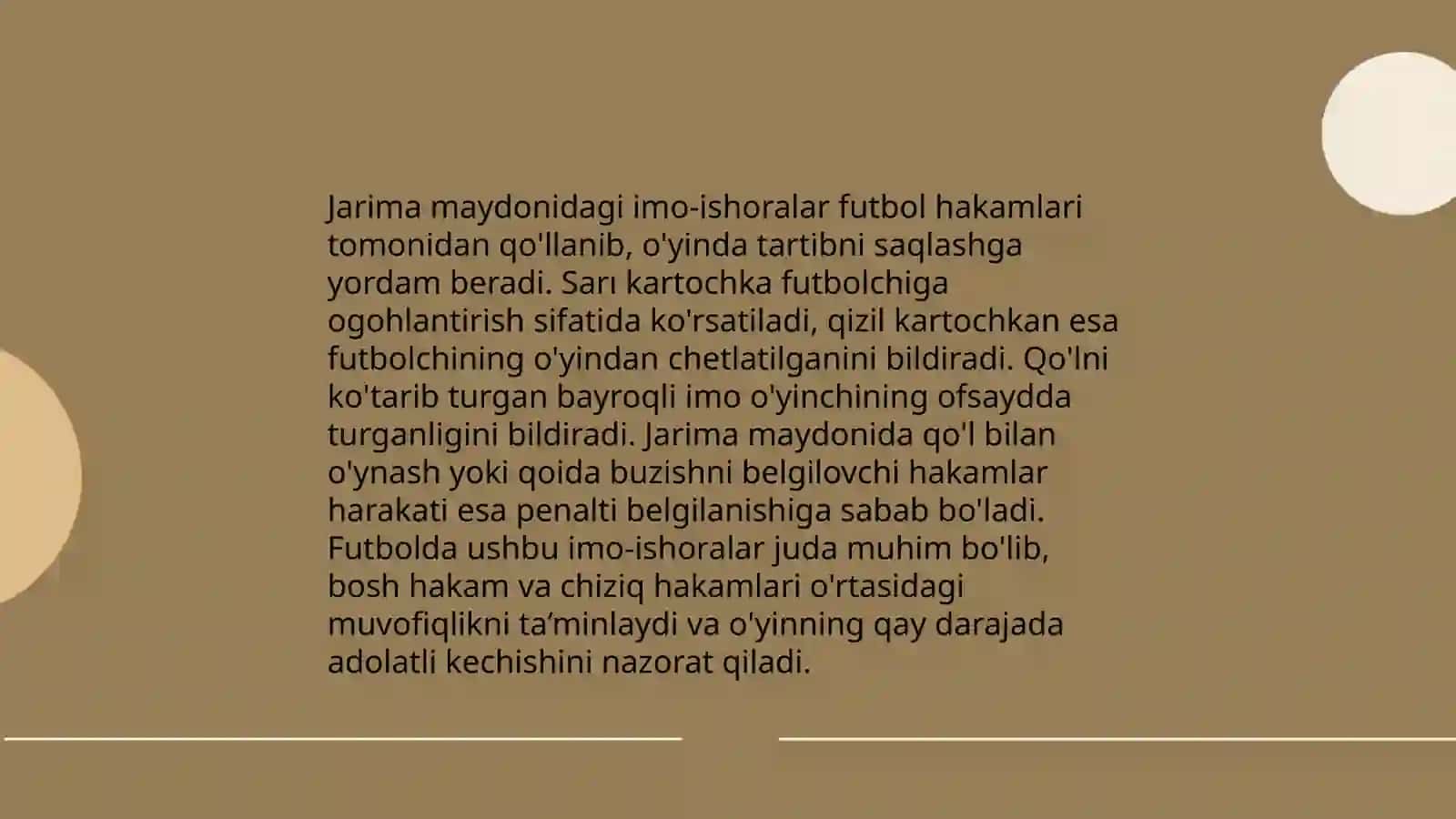Futbol hakamlarining imo-ishoralarini o'rganish 4