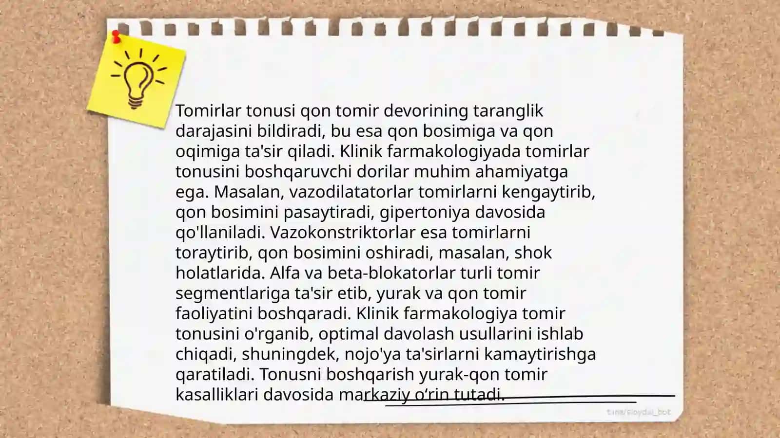 Tomirlar tonusiga ta'sir etuvchi dori vositalarining klinik farmakalogiyasi 4