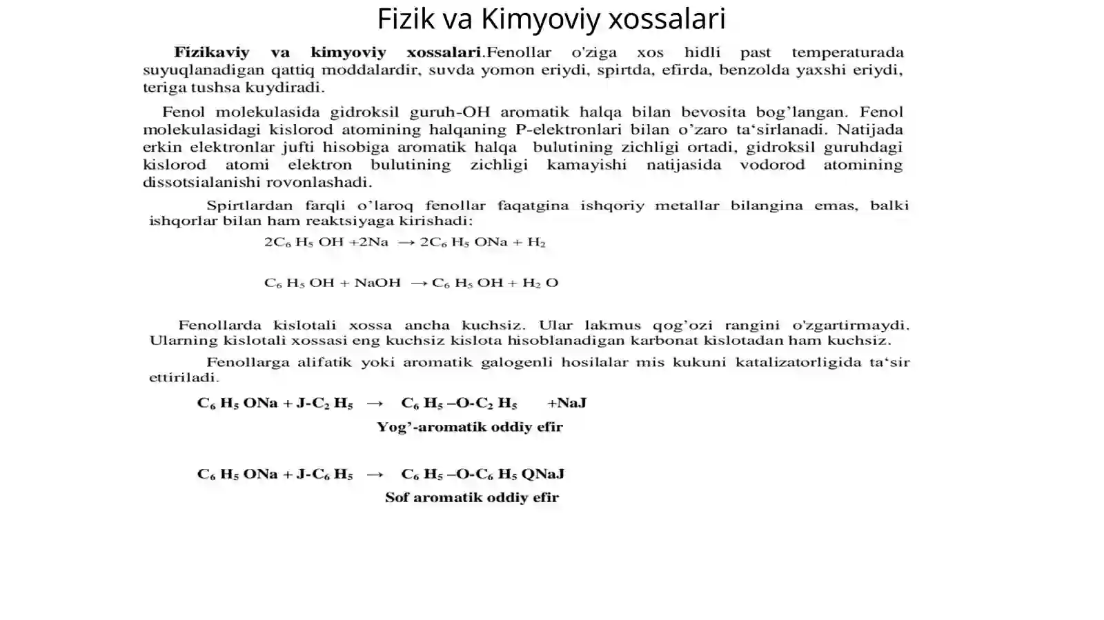 Fenollarnio’rganish 4