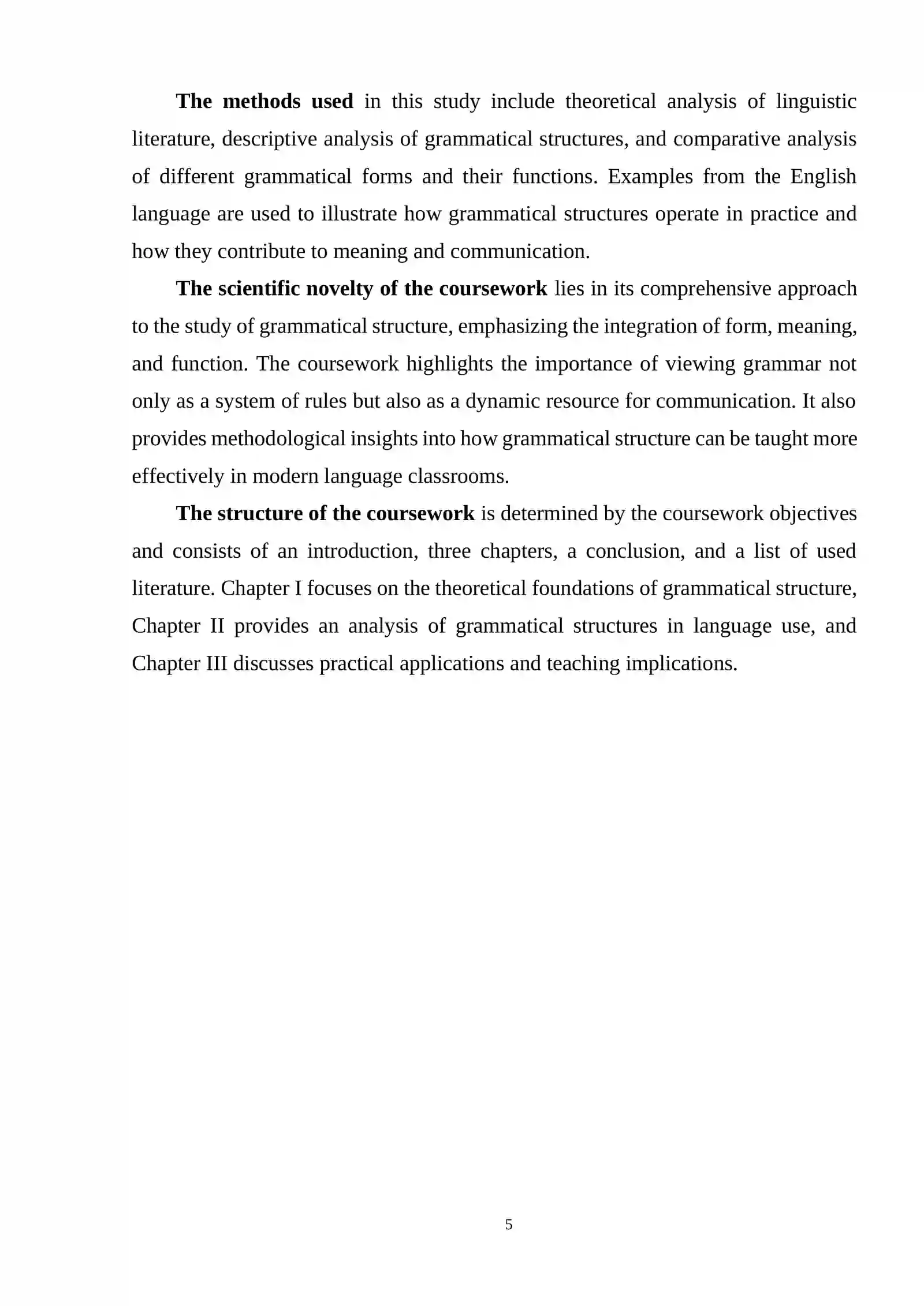 Grammatical Structure of a language 4