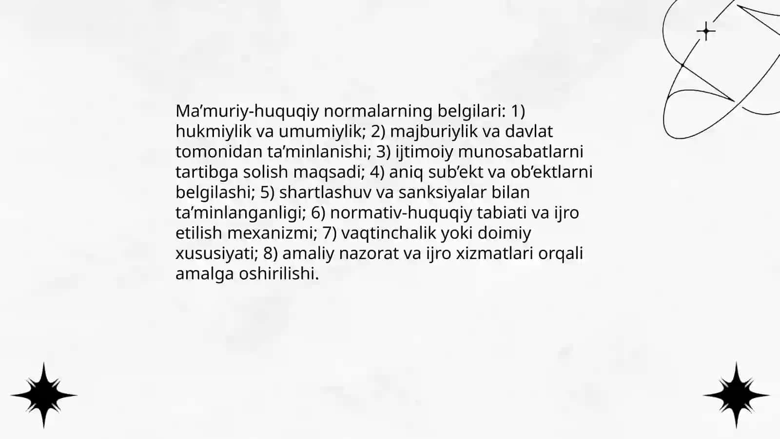Ma’muriy-huquqiy normalar: tushunchasi va turlari 4