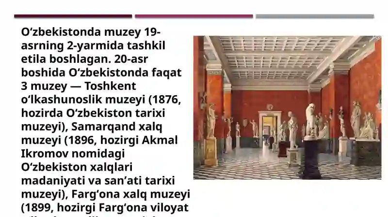 O’zbekistondagi muzeylar faoliyati 4