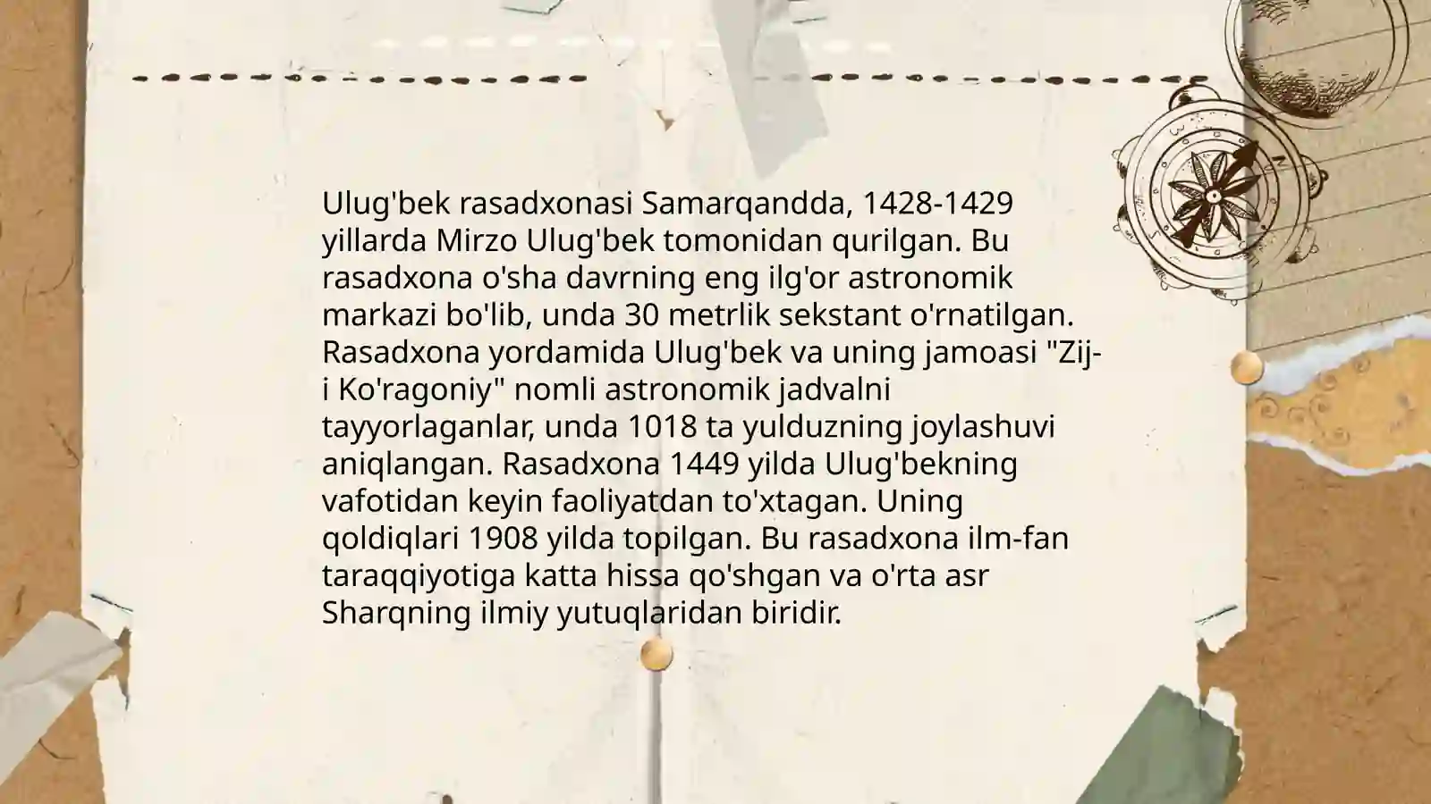 Ulug'bek rasadxonasi 4