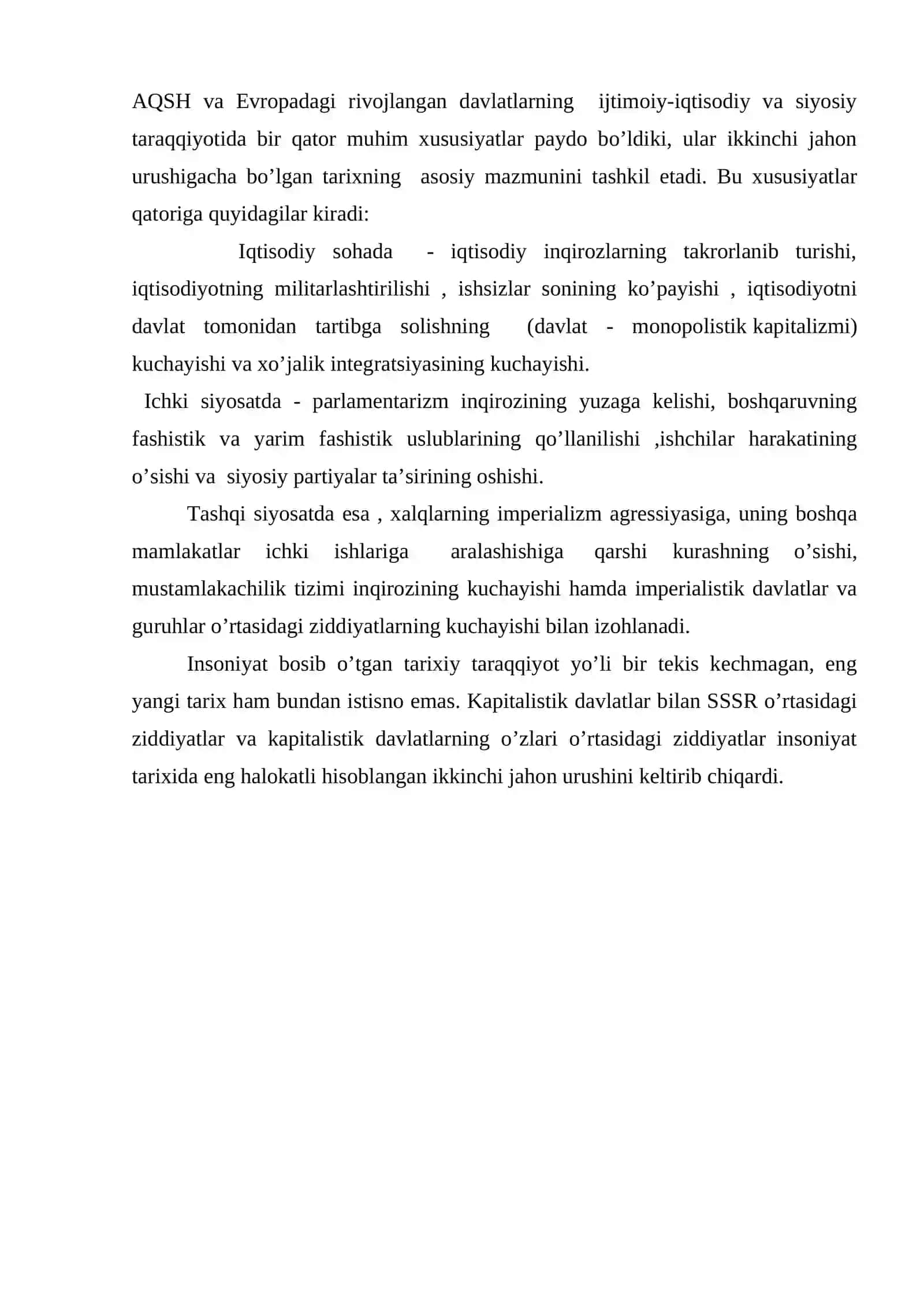 Eng yangi tarix fanidan yozgan 4