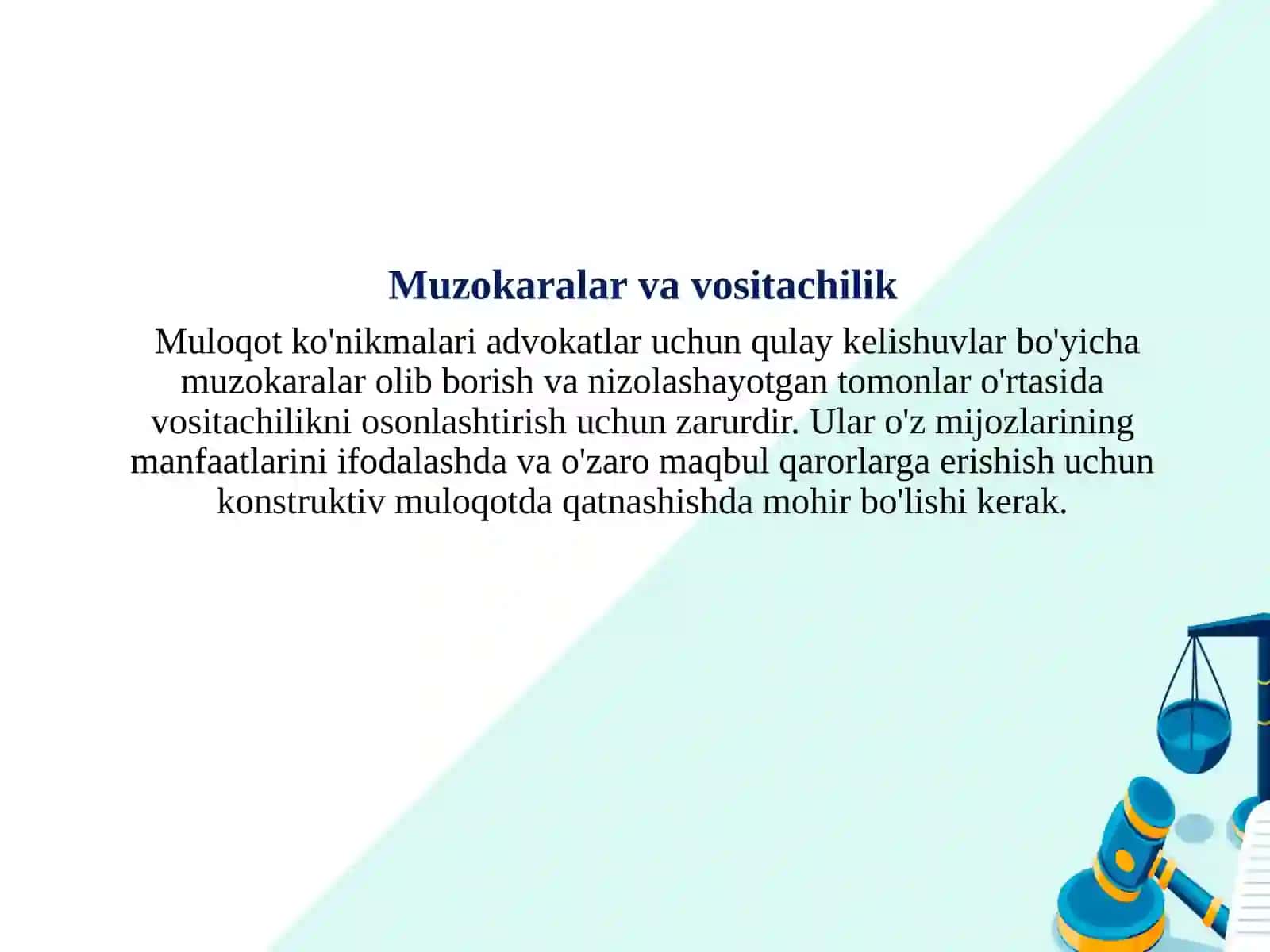 Yuristning kasbiy faoliyatida muloqotning o’rni 4