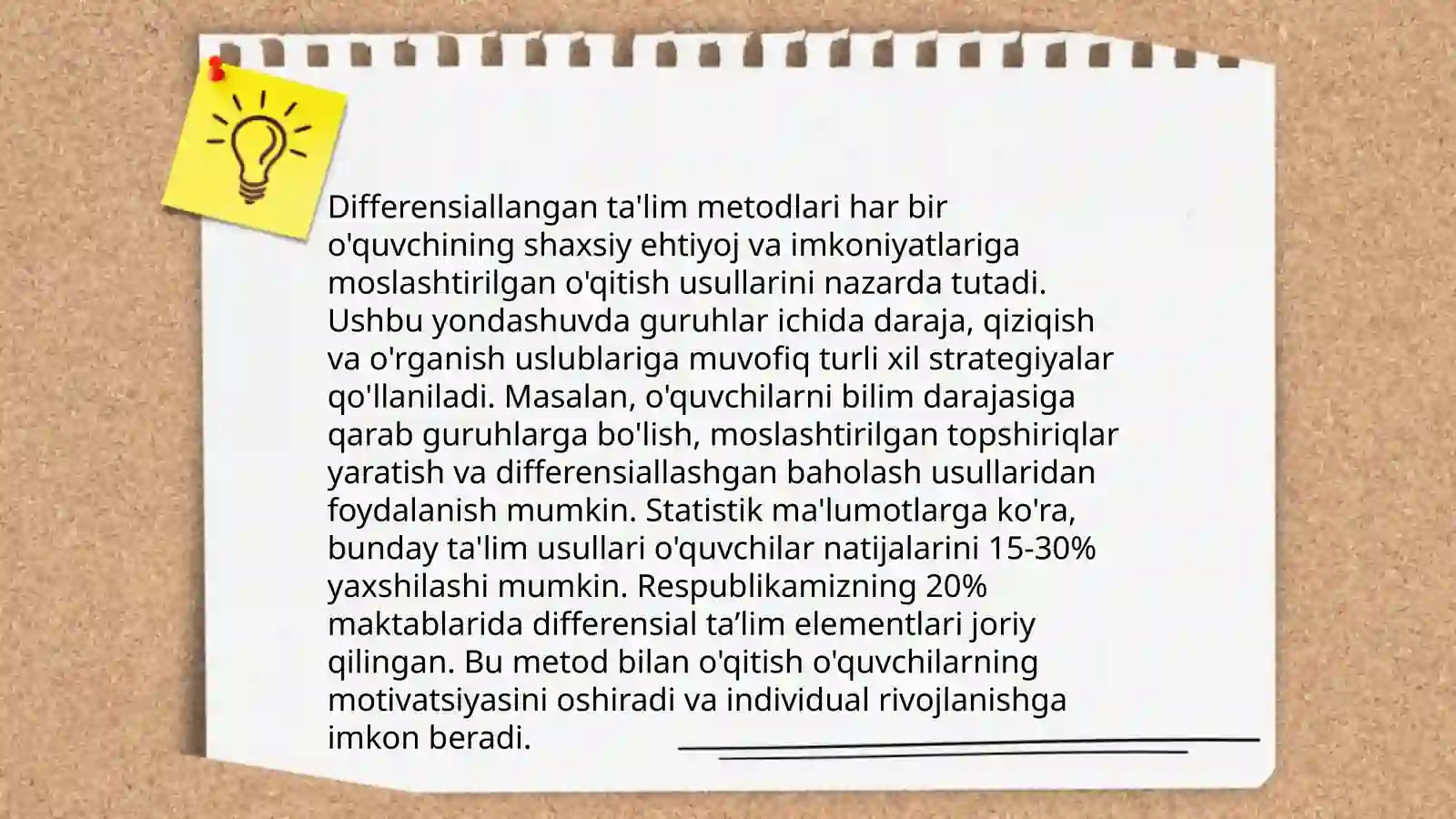 Past o'zlashtiruvchi o'quvchilar bilan ishlash to'garaklarida foydalaniladigan samarali metodlardan namuna ishlab chiqish. Iqtidorli o'quvchilar bilan ishlash uchun topshiriqlar tuzish 4