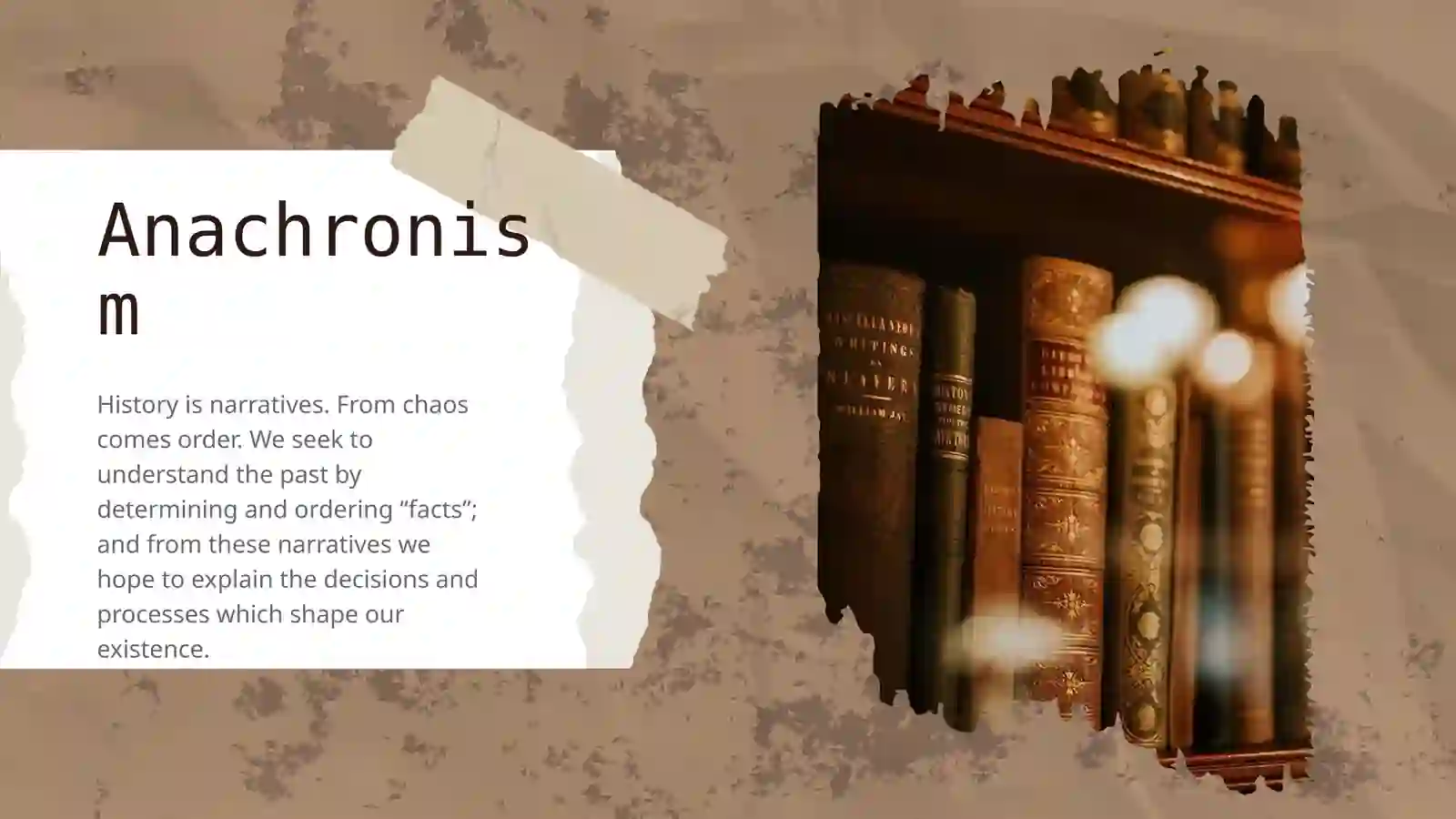 What is History? 4