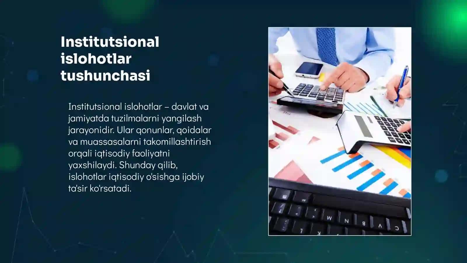 Institutsional islohotlarning iqtisodiy o‘sishga ta’siri: rivojlanayotgan mamlakatlar misolida tahlil 4
