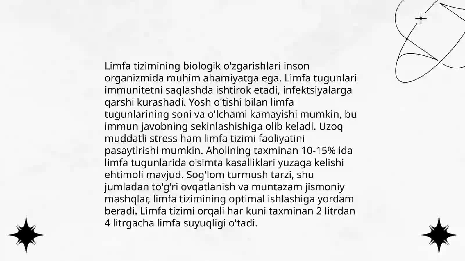 Limfa tomirlarining taraqqiyotga va tuzilishiga ijtimoiy va biologik muhitlarning tasiri 4