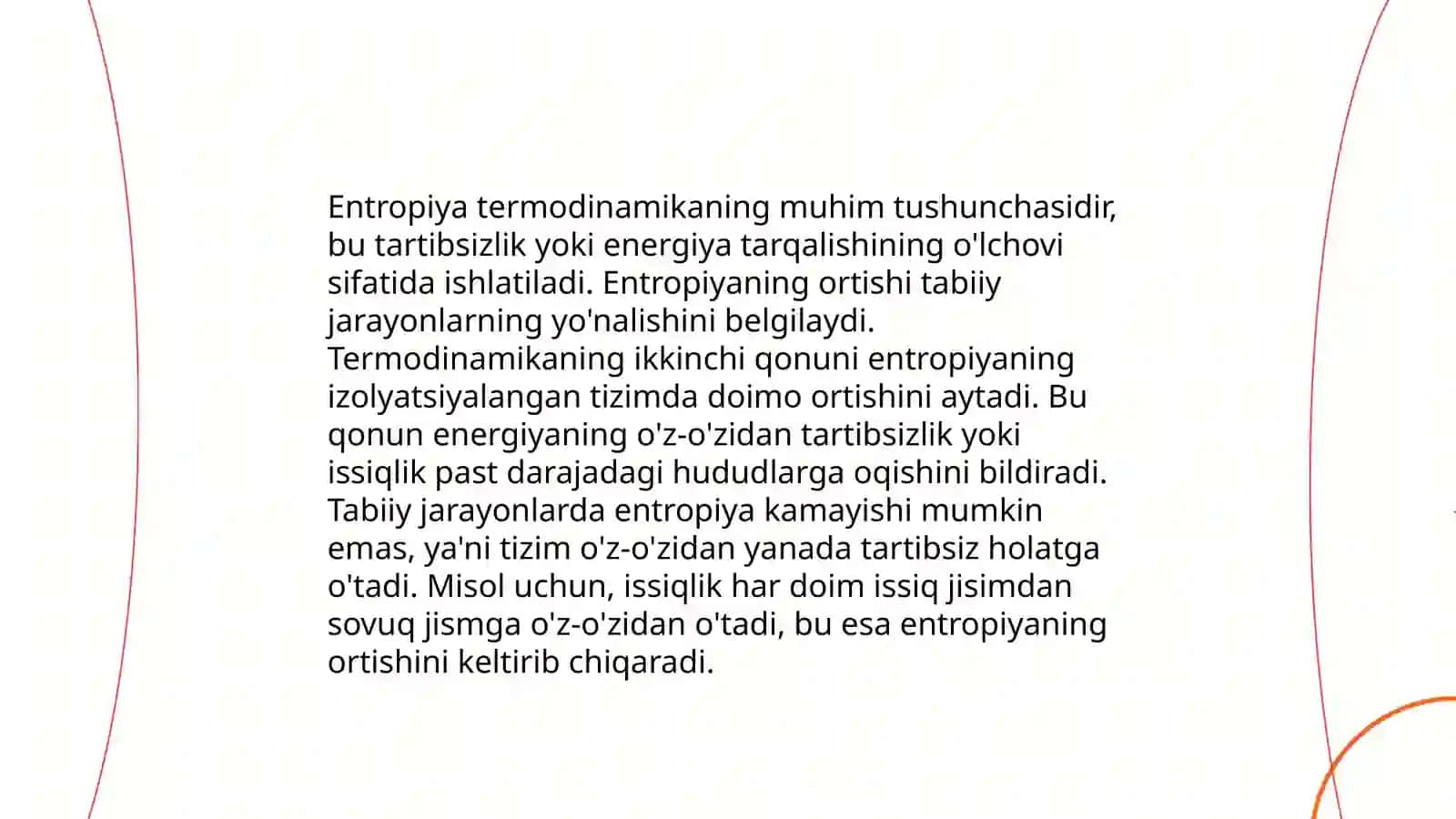 Termodinamikaning 2 qonuni. Ideal gaz uchun Karno sikli va uning F.I.K 4