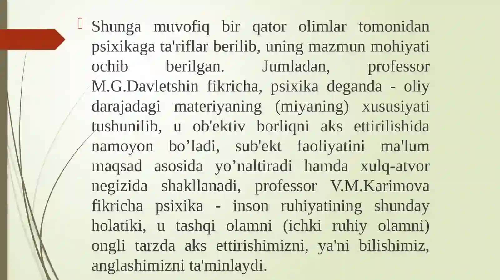 Umumiy psixologiya fanining predmeti, vazifalari va metodlari 4