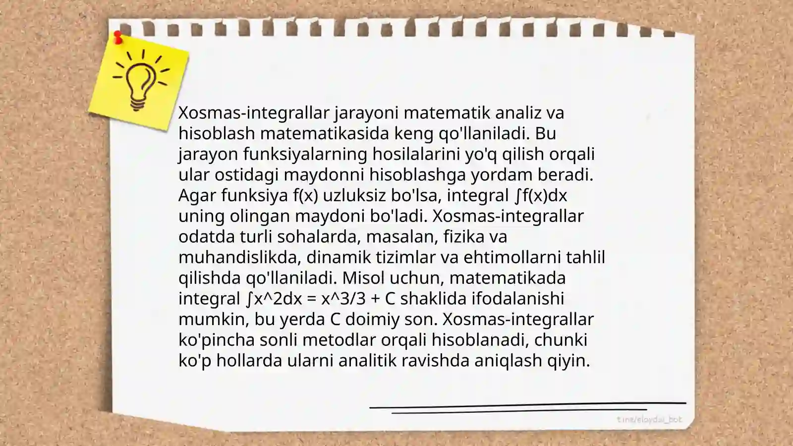 XOSMAS -INTEGRALLAR 4