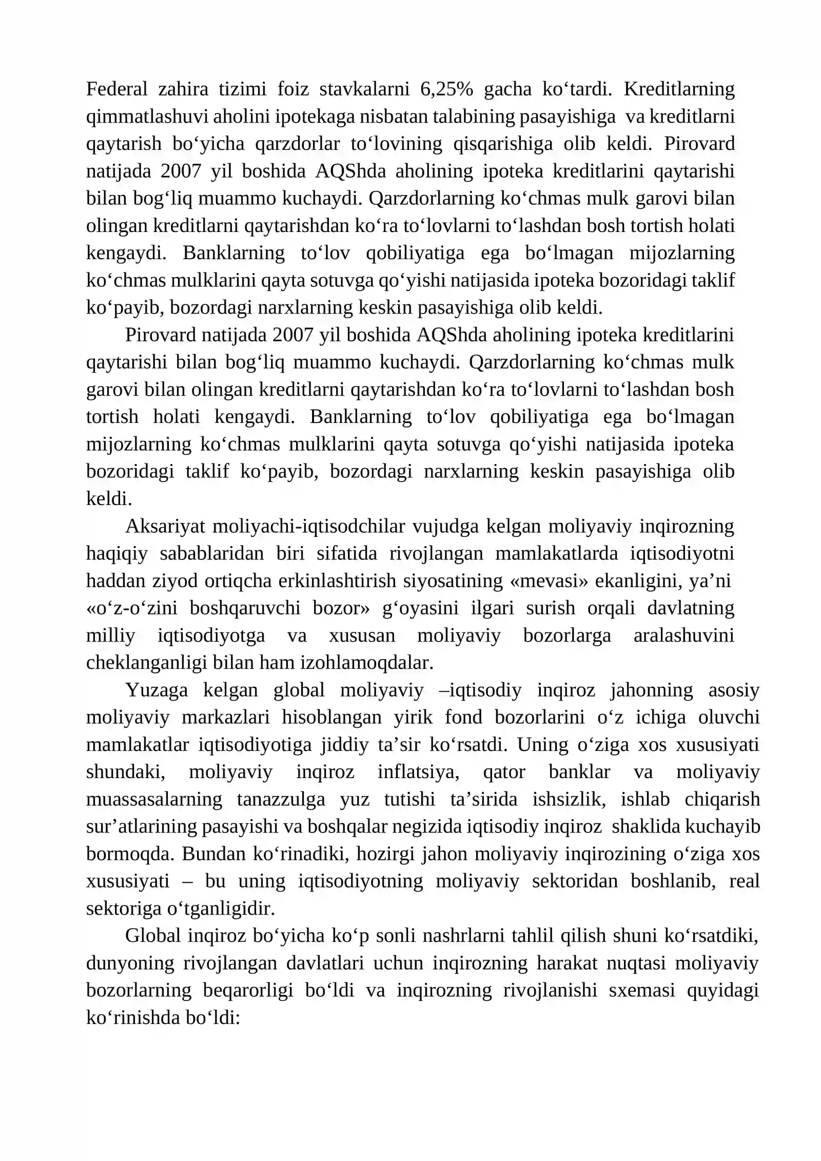 BOB: BOZOR IQTISODIYOTINING DAVRIY RIVOJLANISHI 4