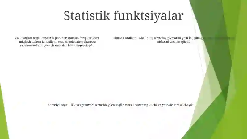 Excel Dasturida Matinga Oid Funktsiyalar 4