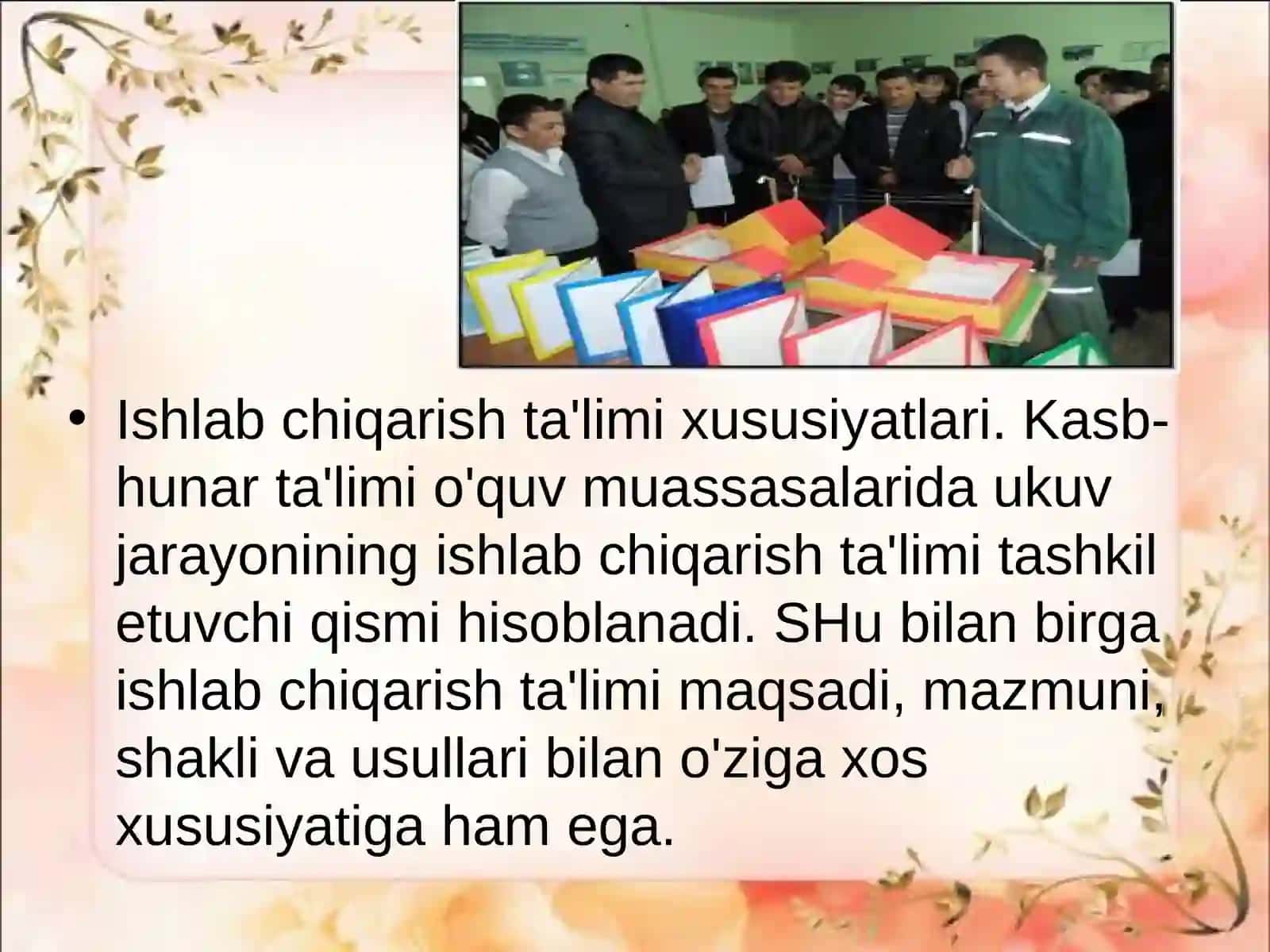 Kasb mahorati va uning mazmuni 4