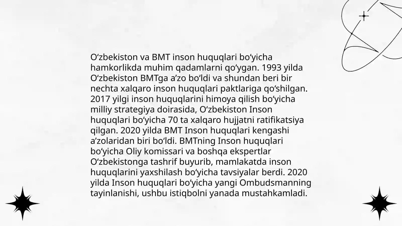 O'zbekiston BMTning Inson qadri qimmati yo'lidagi 30 yillik hamkorlik" kitobining tahlili 4