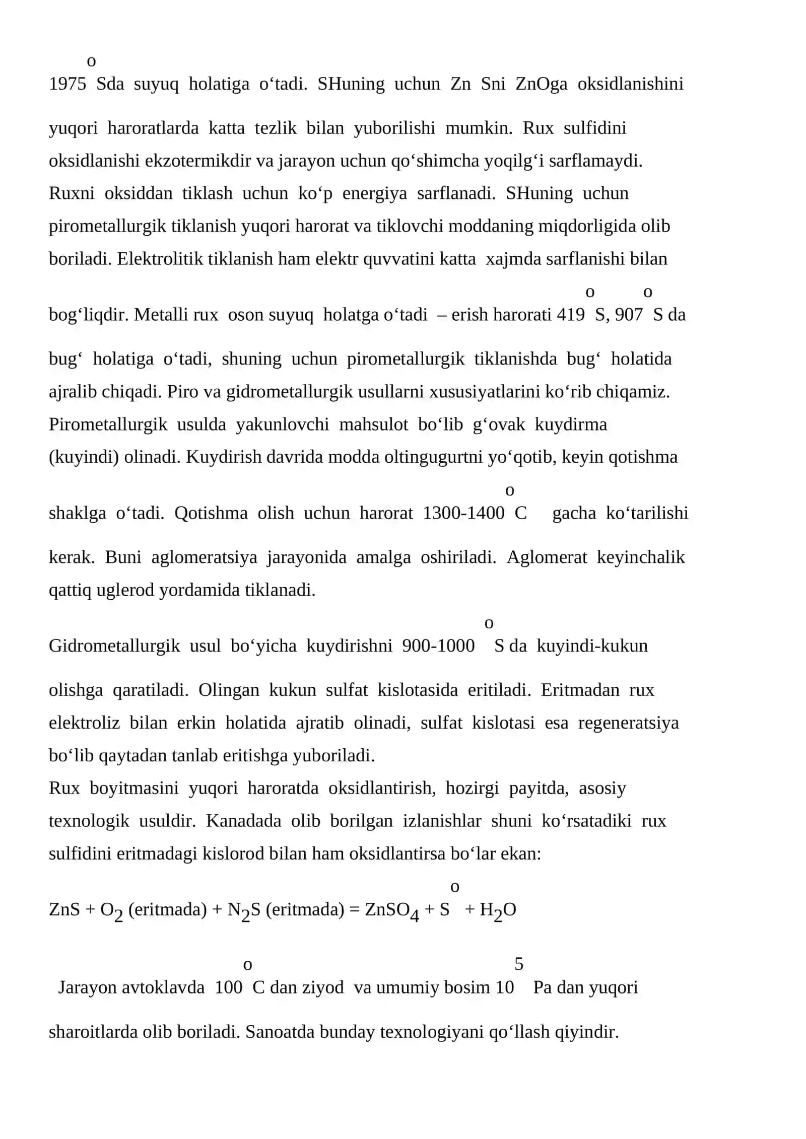 Rux gidrometalurgiyasi 4