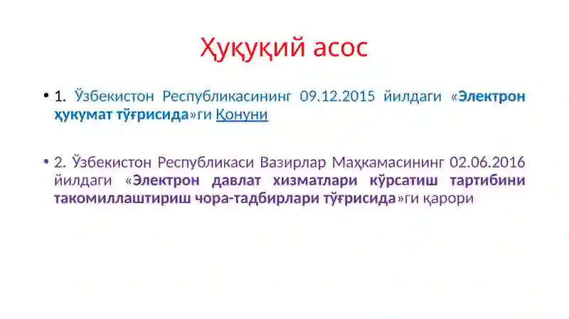 Давлат хизмати тушунчасиЎзбекистонда давлат хизматига оид қонунчилик ҳолати Давлат хизматига кириш 4