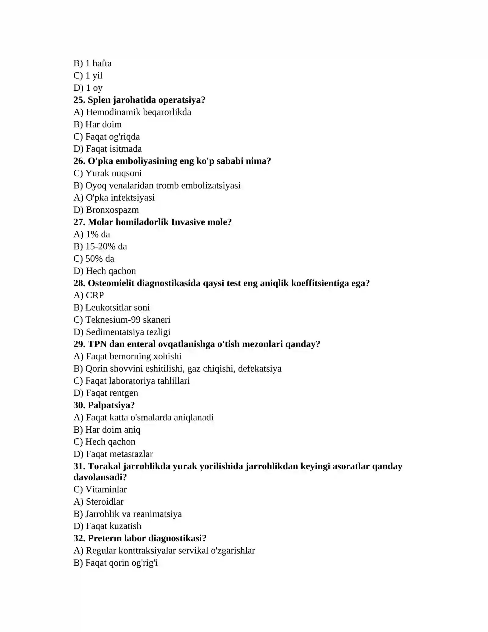 Pediatr testlari 4