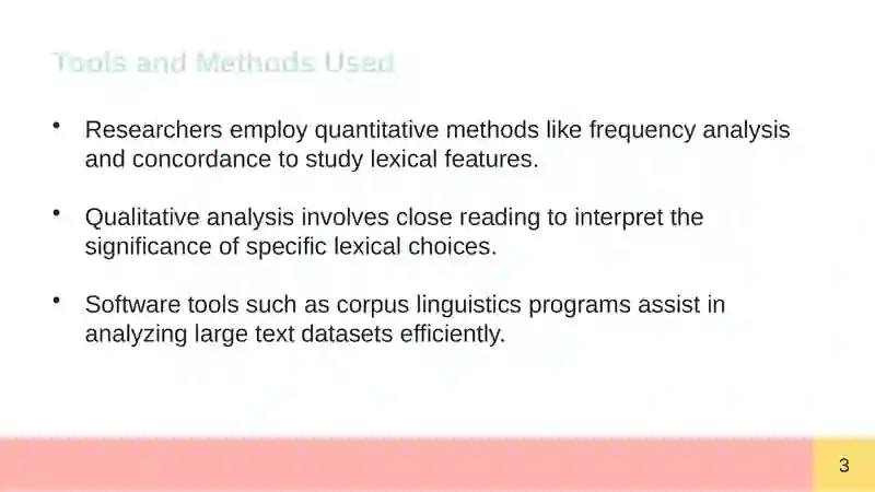 Lexical Stylistics 4