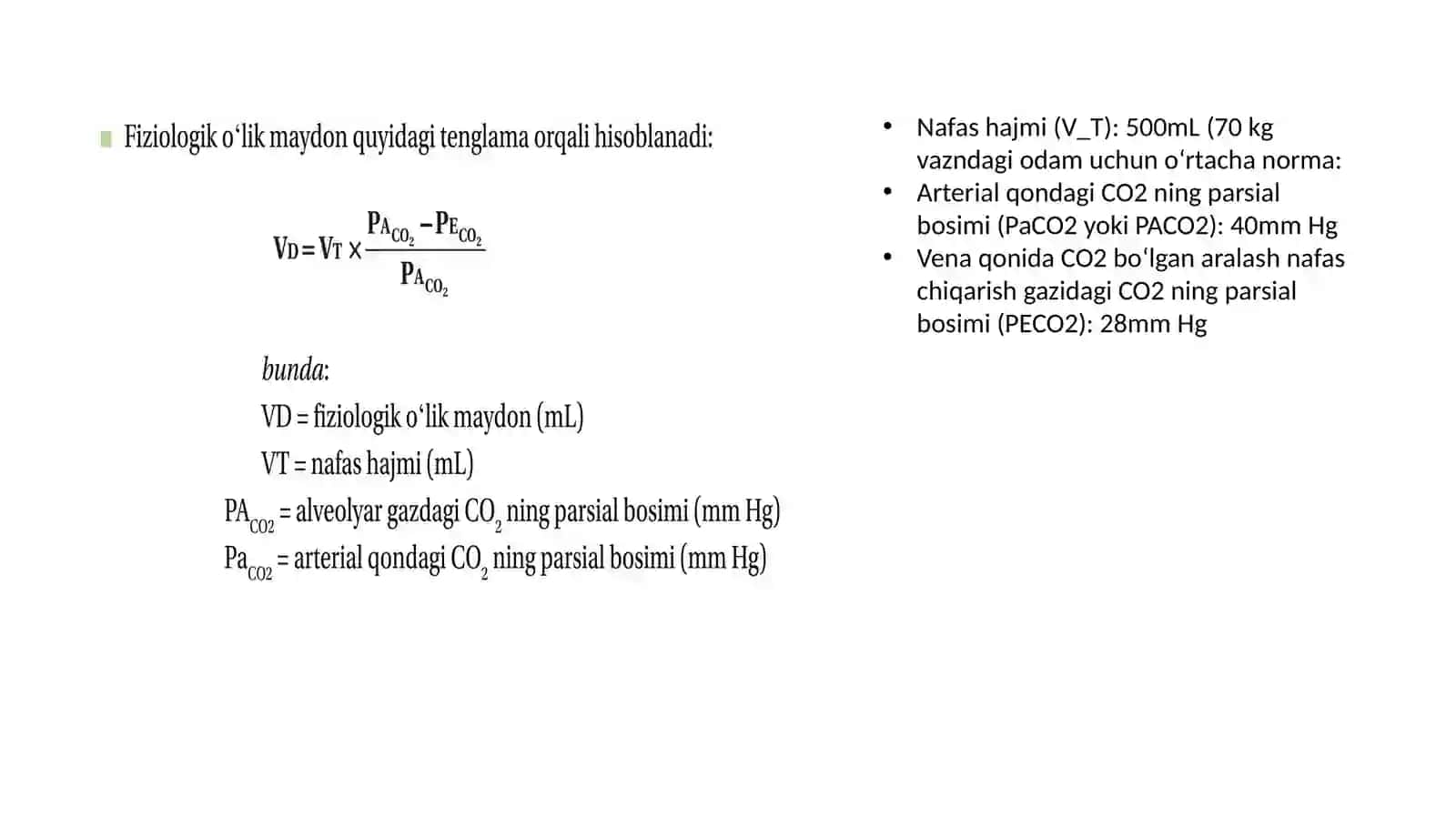 Nafasolish fiziologiyasi 4