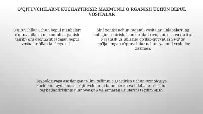 Tekin Taqdimotlar 4