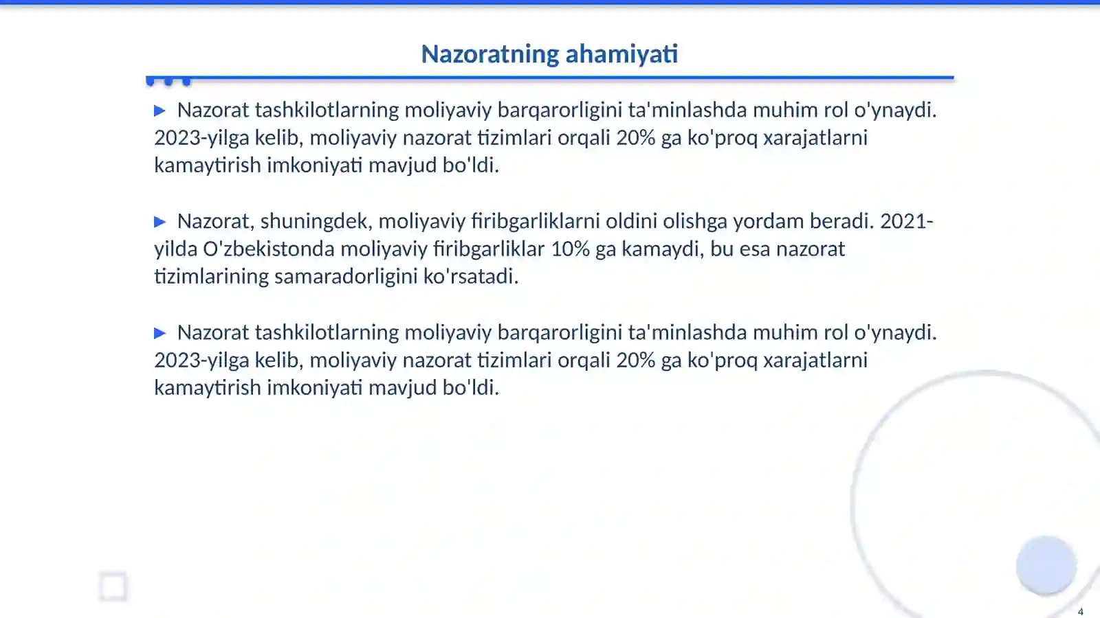 Moliyaviy nazorat 4