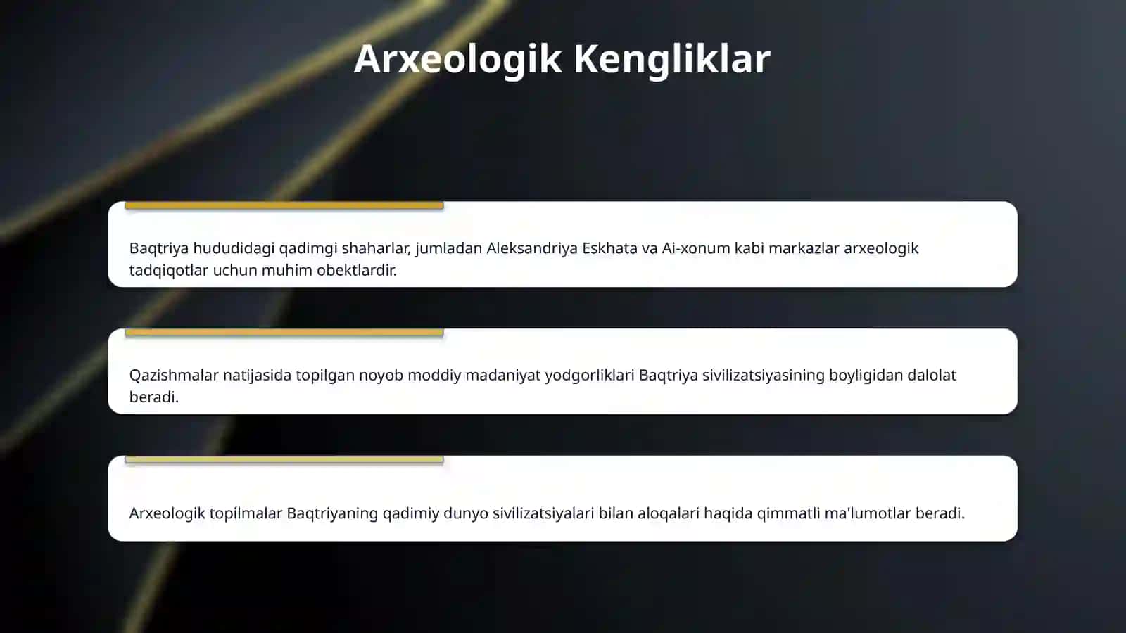 O'rta Osiodagi eng qadimiy davlat Baqtriya haqida 4
