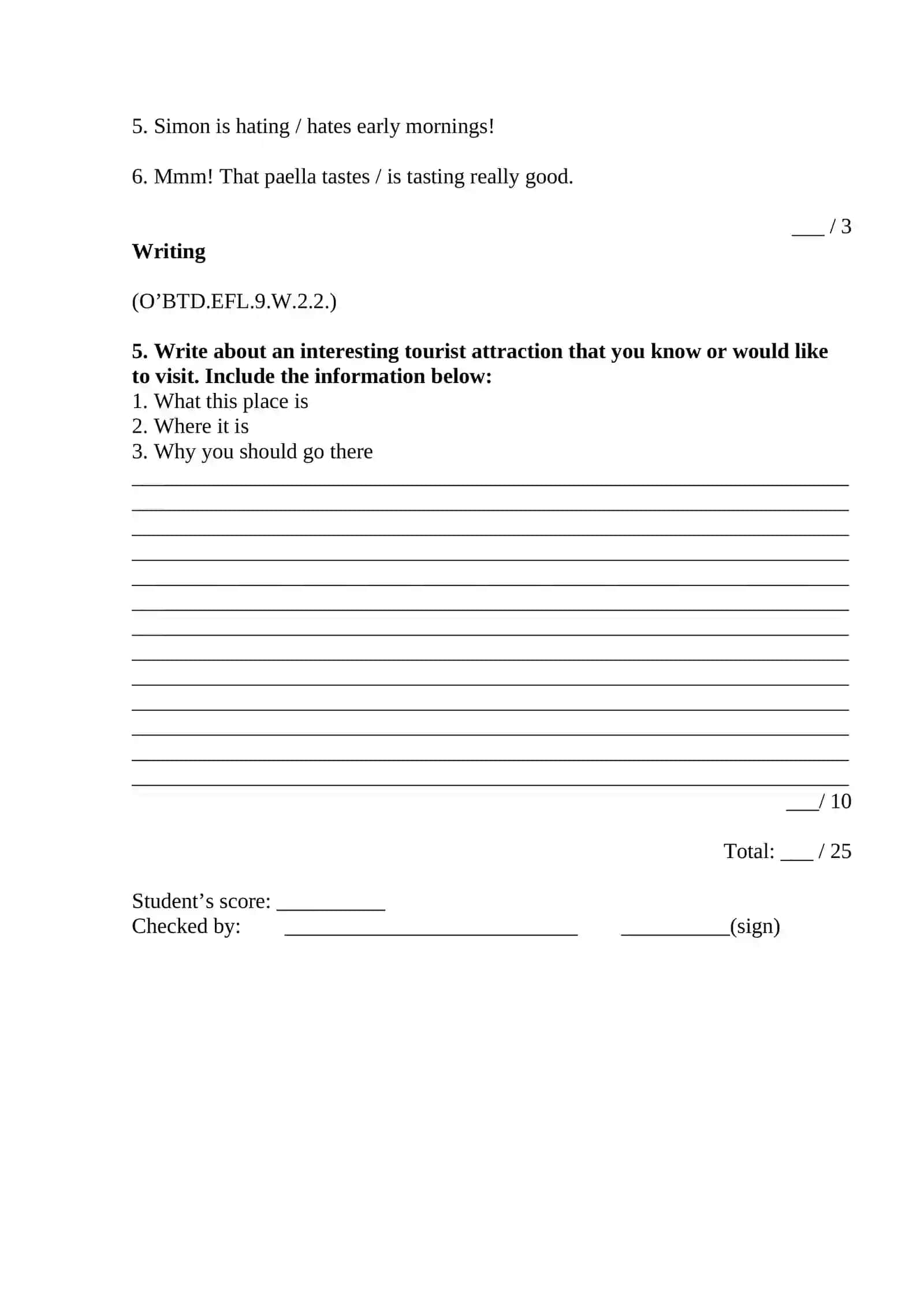 Cambridge Prepare second edition Grade 9 kitobining “Unit 1-5” bo’limi 4